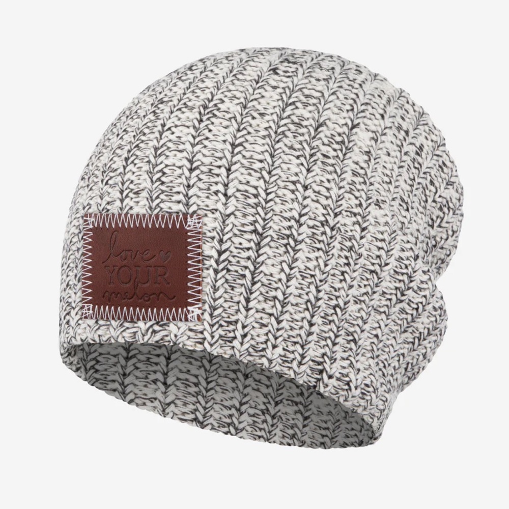 Never worn Love Your Melon black speckled beanie!